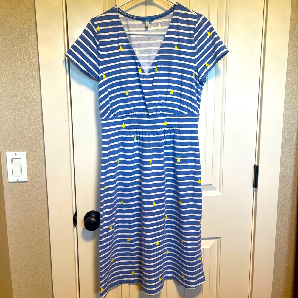 Blue Striped Patterned Women’s Dress! (Very Good Condition)